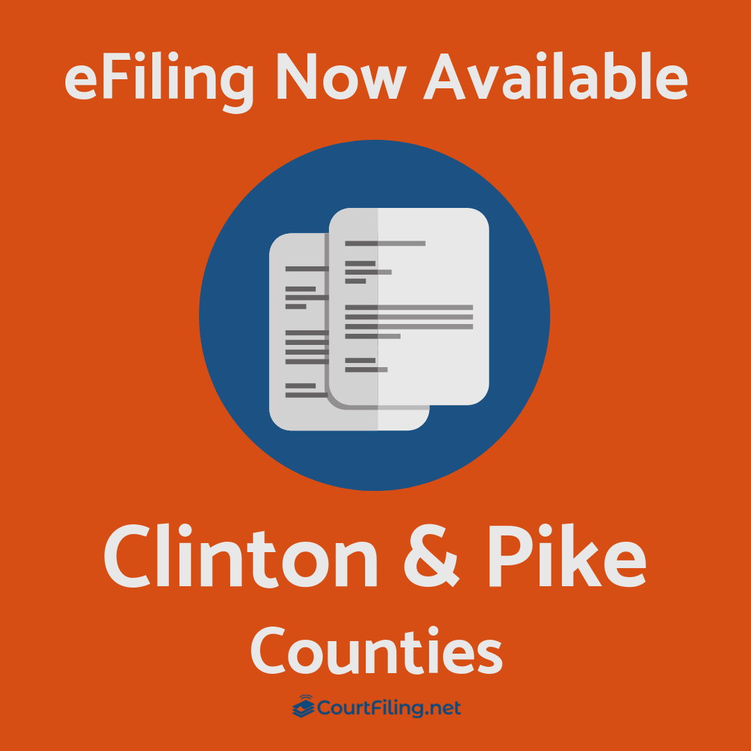 Clinton and Pike Counties eFiling Now Available